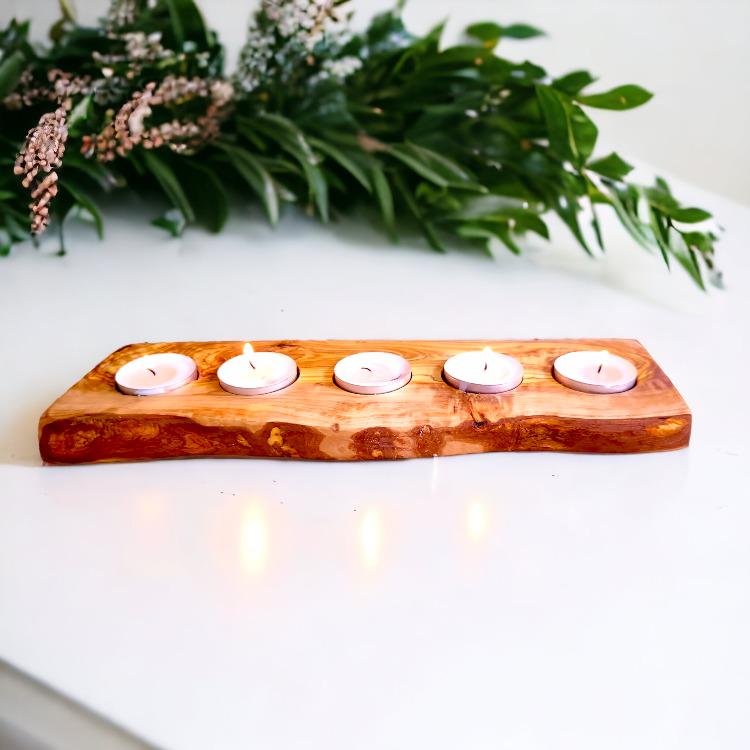 Flat candle holder 5 hole