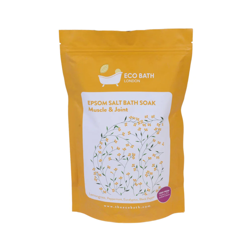 Muscle and joint Epsom salt bath soak - Pouch 1kg