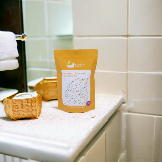 Muscle and joint Epsom salt bath soak - Pouch 1kg