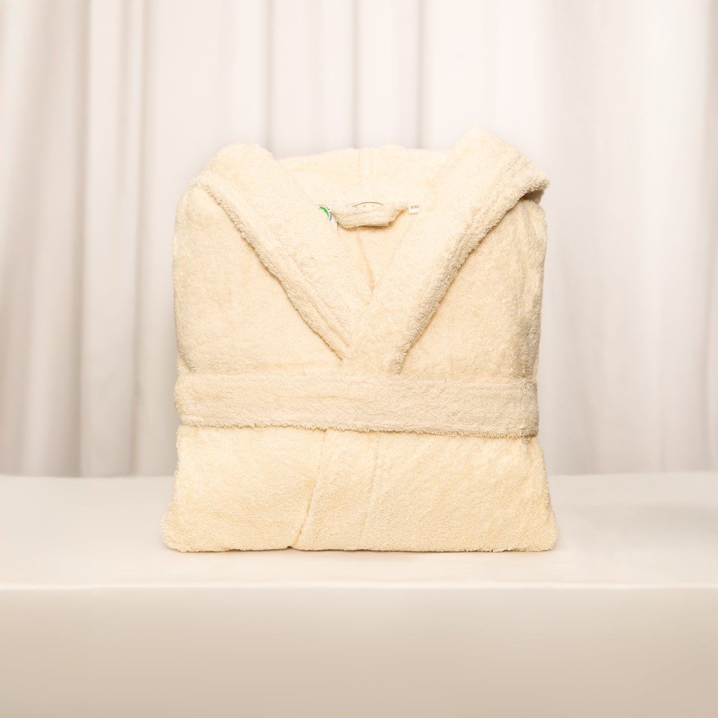 Organic cotton bathrobe (hooded)