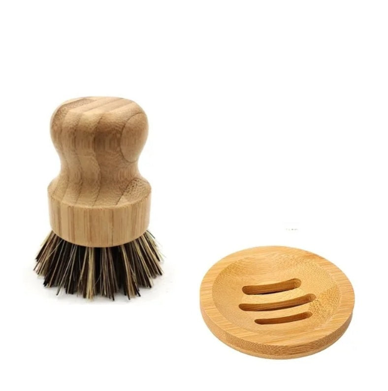 Pot Brush with a holder