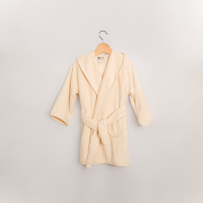 Organic cotton baby robe