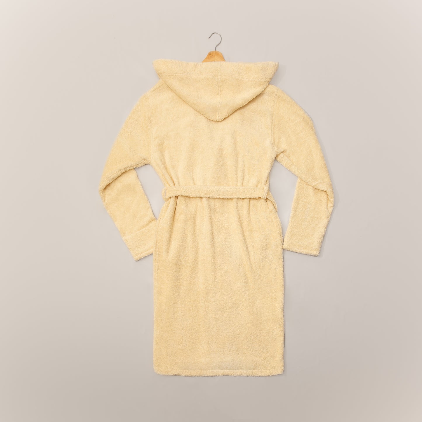 Organic cotton bathrobe (hooded)