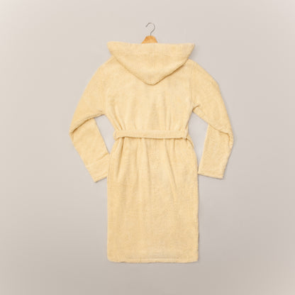 Organic cotton bathrobe (hooded)