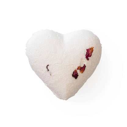 Big rose heart bath bomb